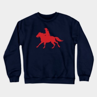 Red Arthur and Horse Crewneck Sweatshirt